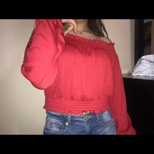 Off the shoulder top